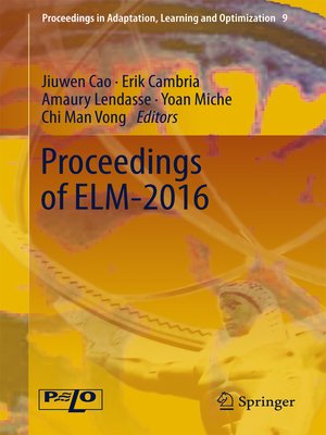cover image of Proceedings of ELM-2016